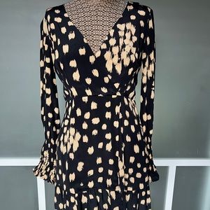 NWT FRENCH CONNECTION GERIEL DRAPE MINI DRESS SIZE US 4